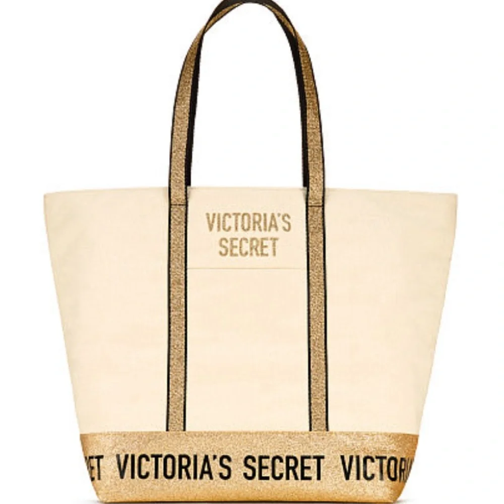 New Large canvas tote/bag Victorias Secret